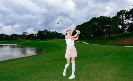 Nàng hậu Thuỳ Tiên bật mí nhân tố giúp cho một buổi chơi golf hoàn hảo